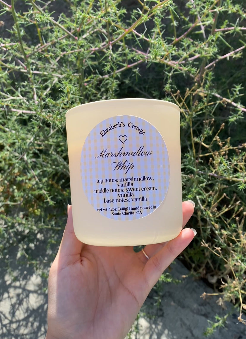 Marshmallow Whip Candle